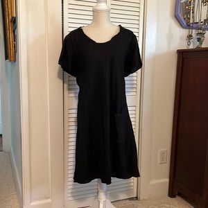 Fabulous black linen dress